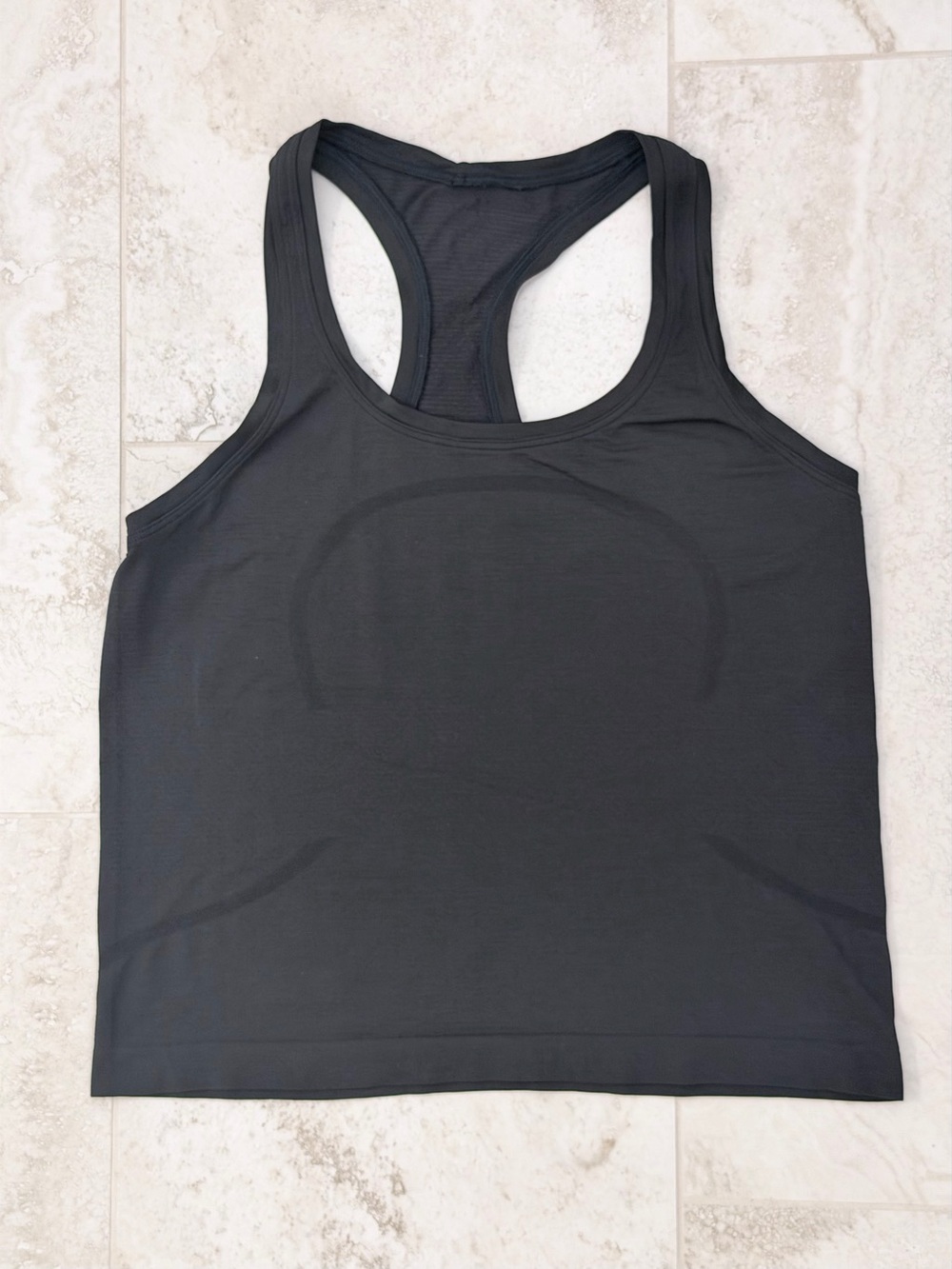 lululemon athletica Black Racerback Tank Top